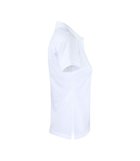Womens/ladies Sunset Polo Shirt White James Harvest