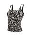 Haut De Tankini Motif/style Floral Abstrait Loria Femme Noir Blanc Regatta-4