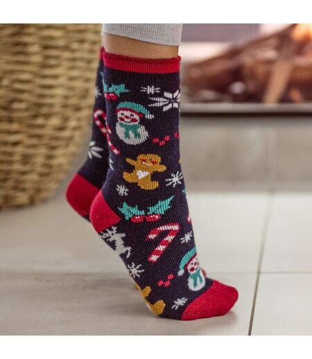Mens Novelty Christmas Lightweight Thermal Socks