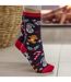 Mens Novelty Christmas Lightweight Thermal Socks-4