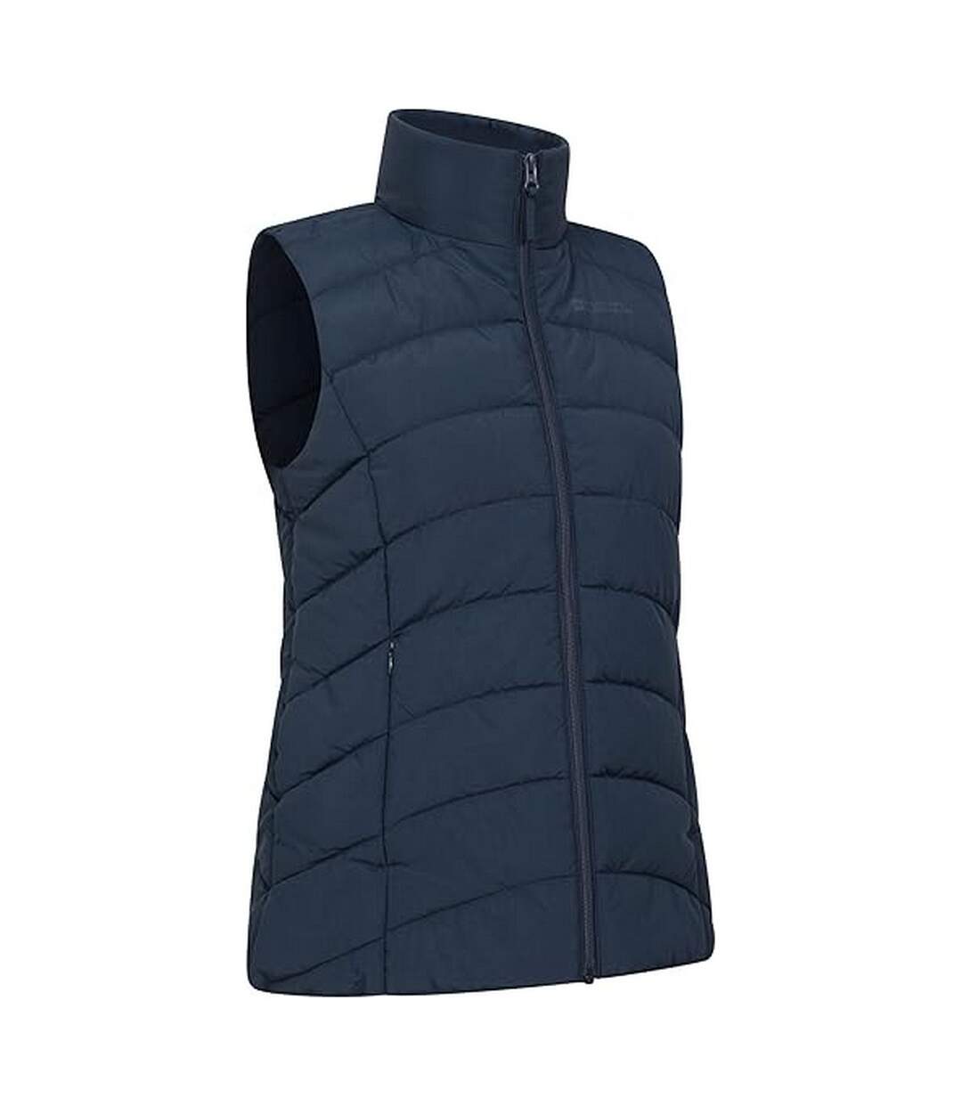 Womens/ladies Opal Padded Gilet Navy Mountain Warehouse-3
