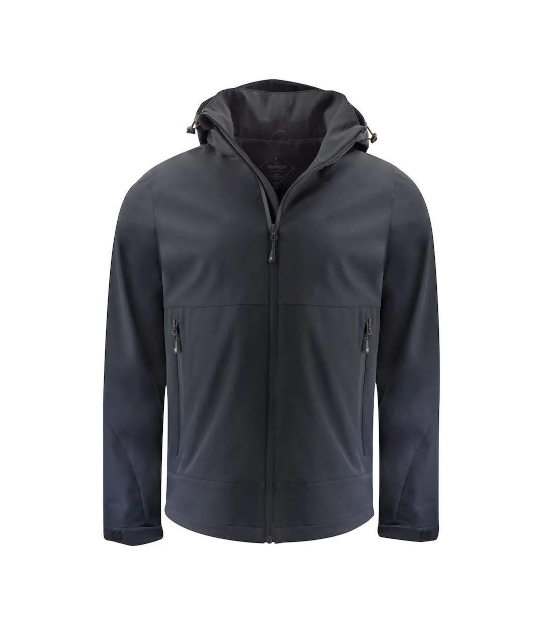 Mens Lodgetown Soft Shell Jacket Black James Harvest-1