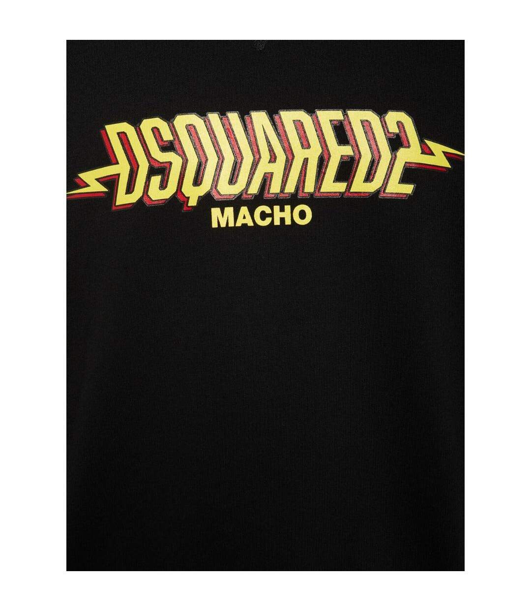 Sweat Motif/style Logo Macho Adulte Noir DSquared2-3