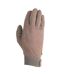 Adults Cotton Pimple Palm Riding Gloves Brown Hy5-1