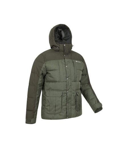 Doudoune Matelassée Shock Homme Vert Kaki Mountain Warehouse