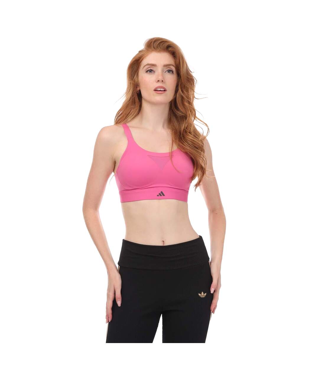 Brassière De Sport Tailored Impact Femme Rose Adidas-1