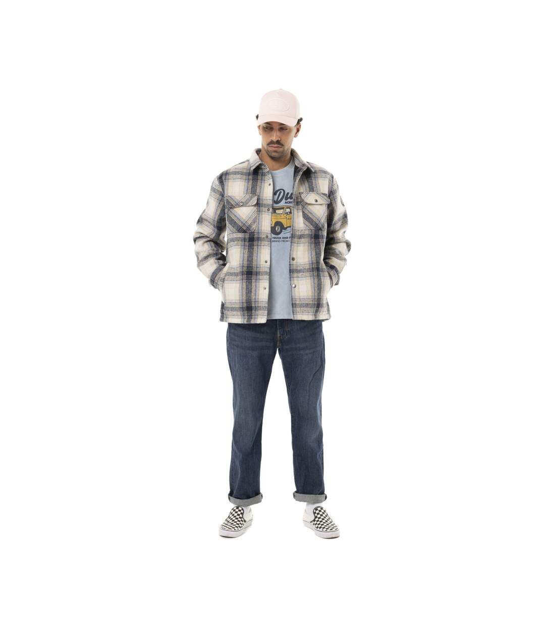 Surchemise homme en flanelle à carreaux Pepper Vondutch-4