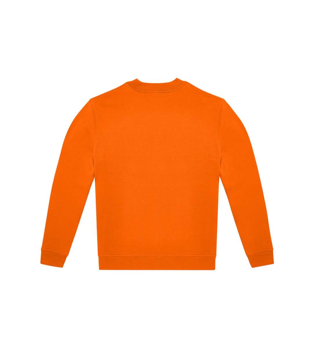 Unisex adult id.332 crew neck sweatshirt orange B&C-2