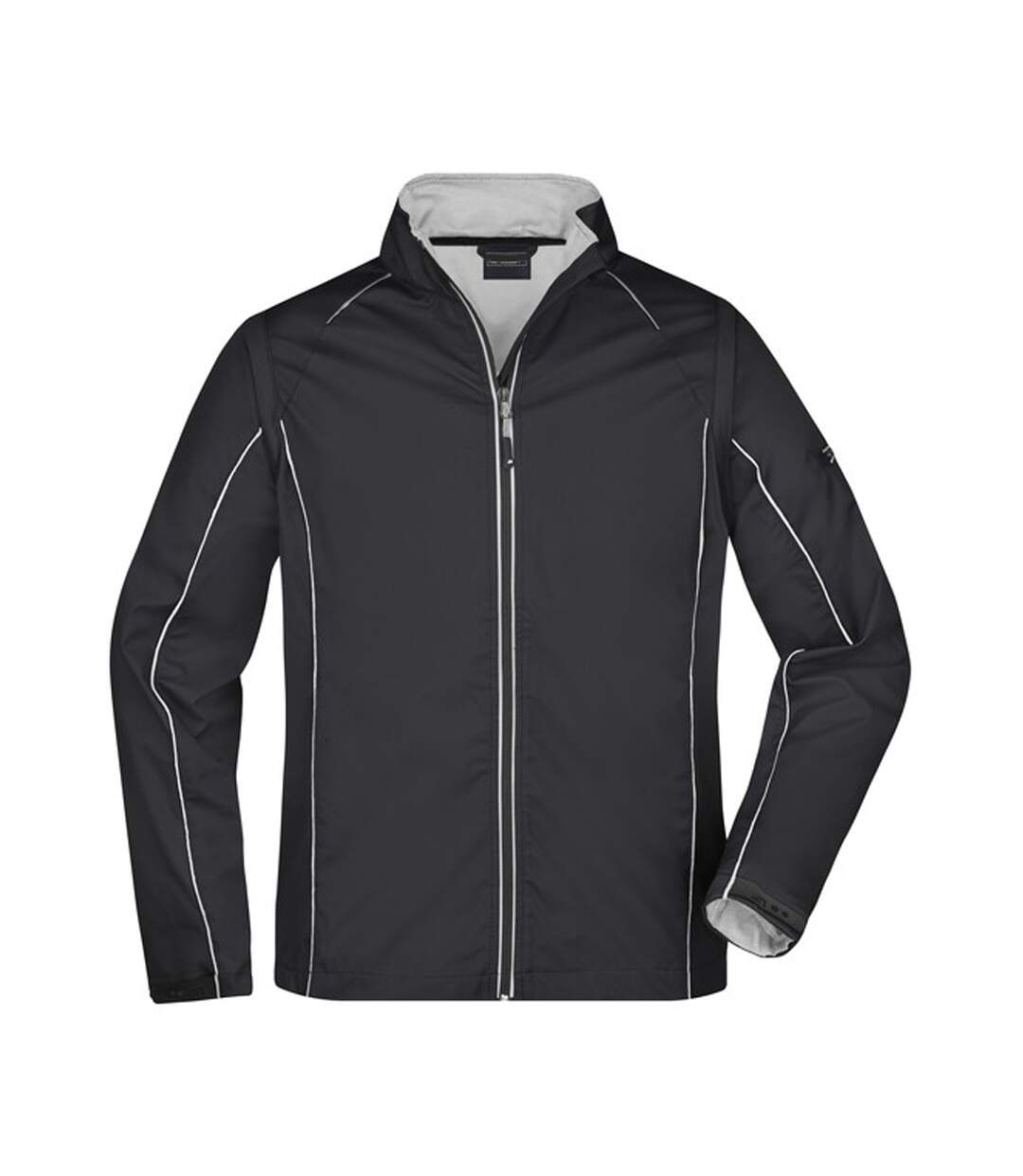 Veste Softshell Homme Noir Argenté James And Nicholson-1