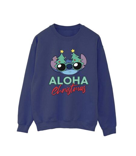 Disney - Sweat LILO AND STITCH CHRISTMAS TREE SHADES - Femme (Bleu marine) - UTBI22642