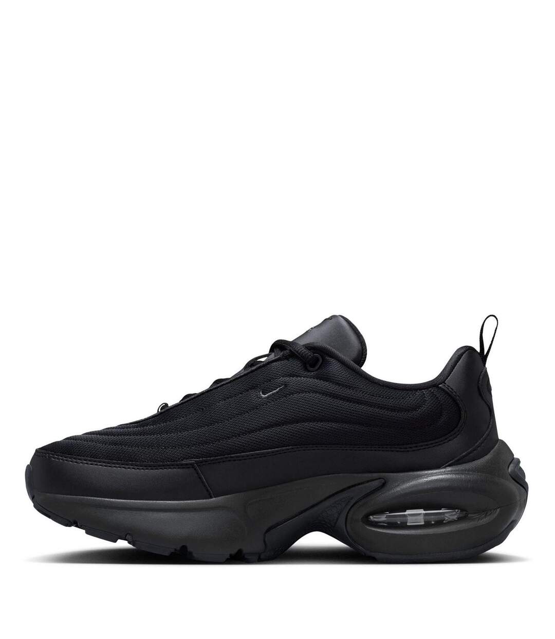 Womens/ladies Air Max Portal Trainers Triple Black Nike-2