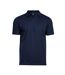 Tee Jays Mens Luxury Stretch V Neck Polo Shirt (Navy Blue)