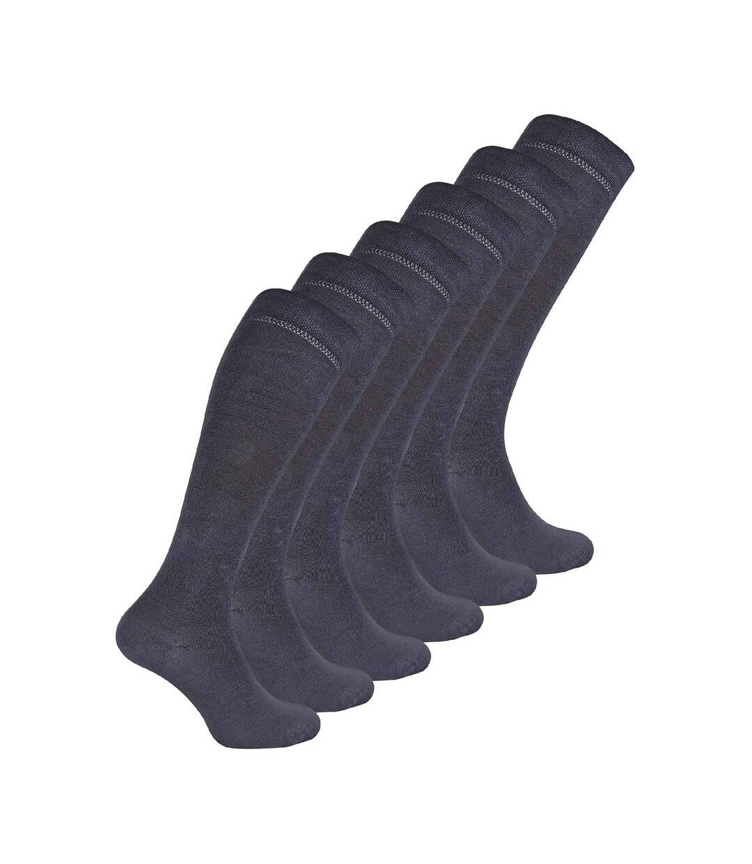 Sock Snob - 6 Paires Femme Chaussettes Hautes Bambou Longues Rembourré-1