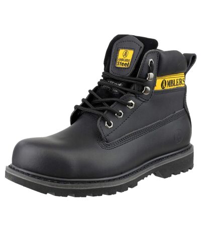 Amblers Steel Mens FS9 Steel Toe Cap Boot / Mens Boots (Black) - UTFS235