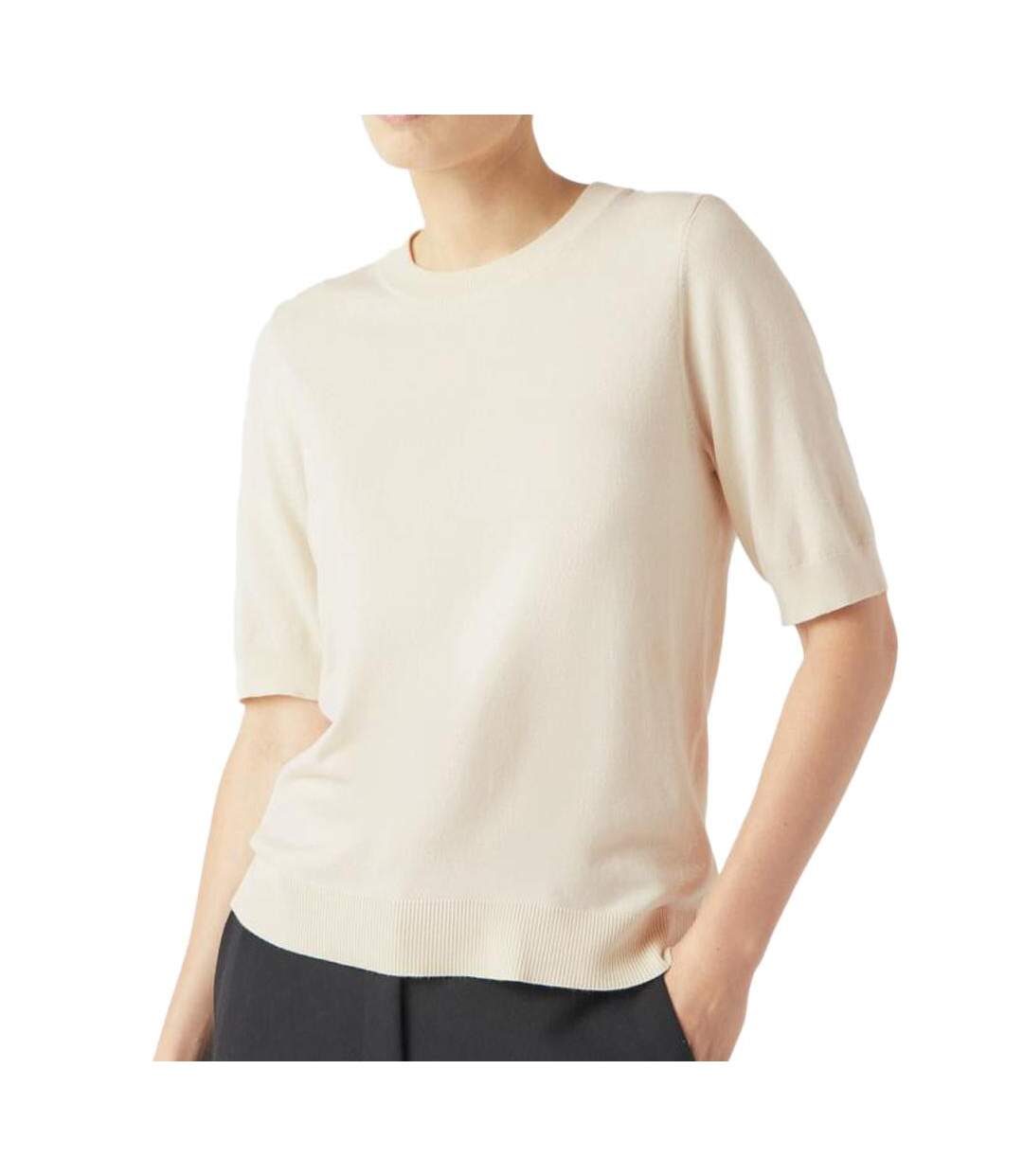 Pull jaune femme yas 26036189-1
