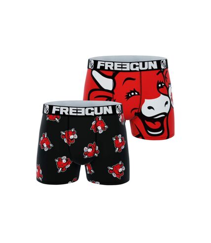 Lot de 2 boxers homme La vache qui rit Aop Freegun