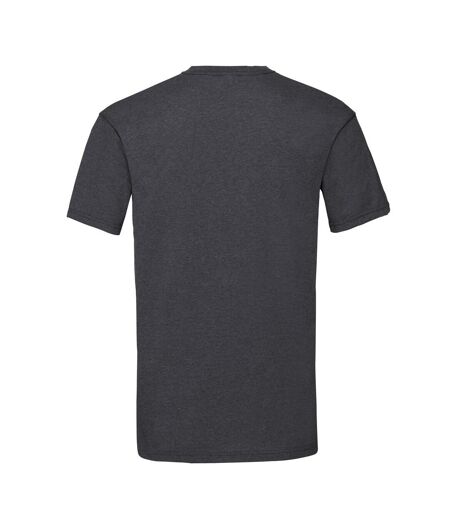 T-shirt Valueweight Adulte Gris Foncé Chiné Fruit Of The Loom