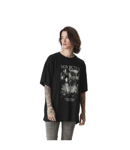 T-shirt femme loose à col rond avec print devant Concert Vondutch