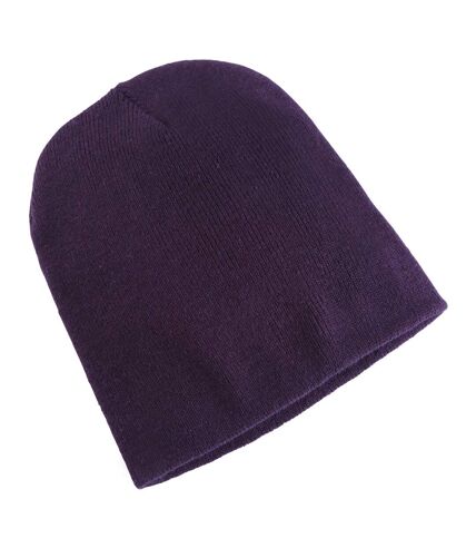Yupoong Flexfit Unisex Heavyweight Standard Beanie Winter Hat (Purple)
