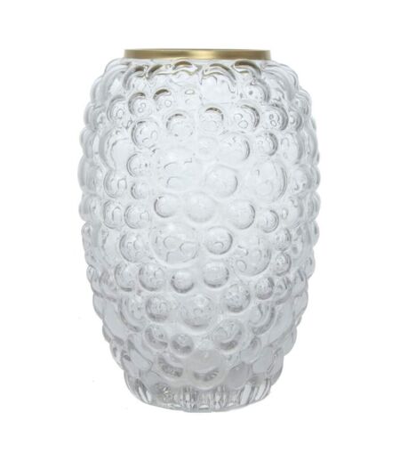 Vase en Verre Soufflé Canba 25cm Transparent