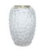 Vase en Verre Soufflé Canba 25cm Transparent-1
