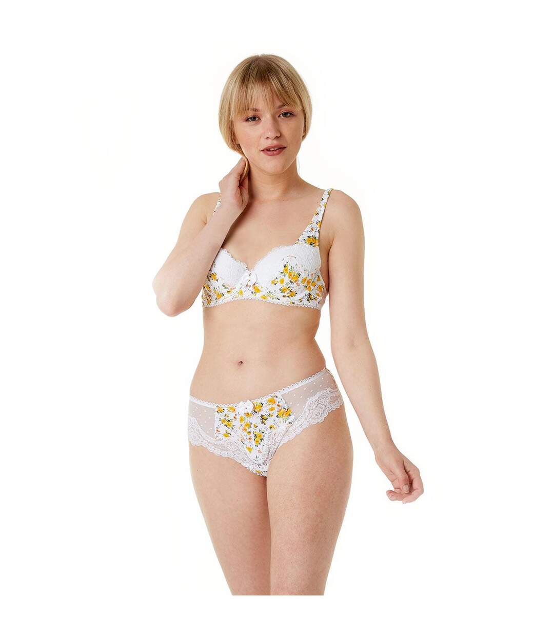 Shorty grande taille jaune Joli Minois