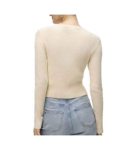 Gilet beige femme vero moda glory 10300305 - xl