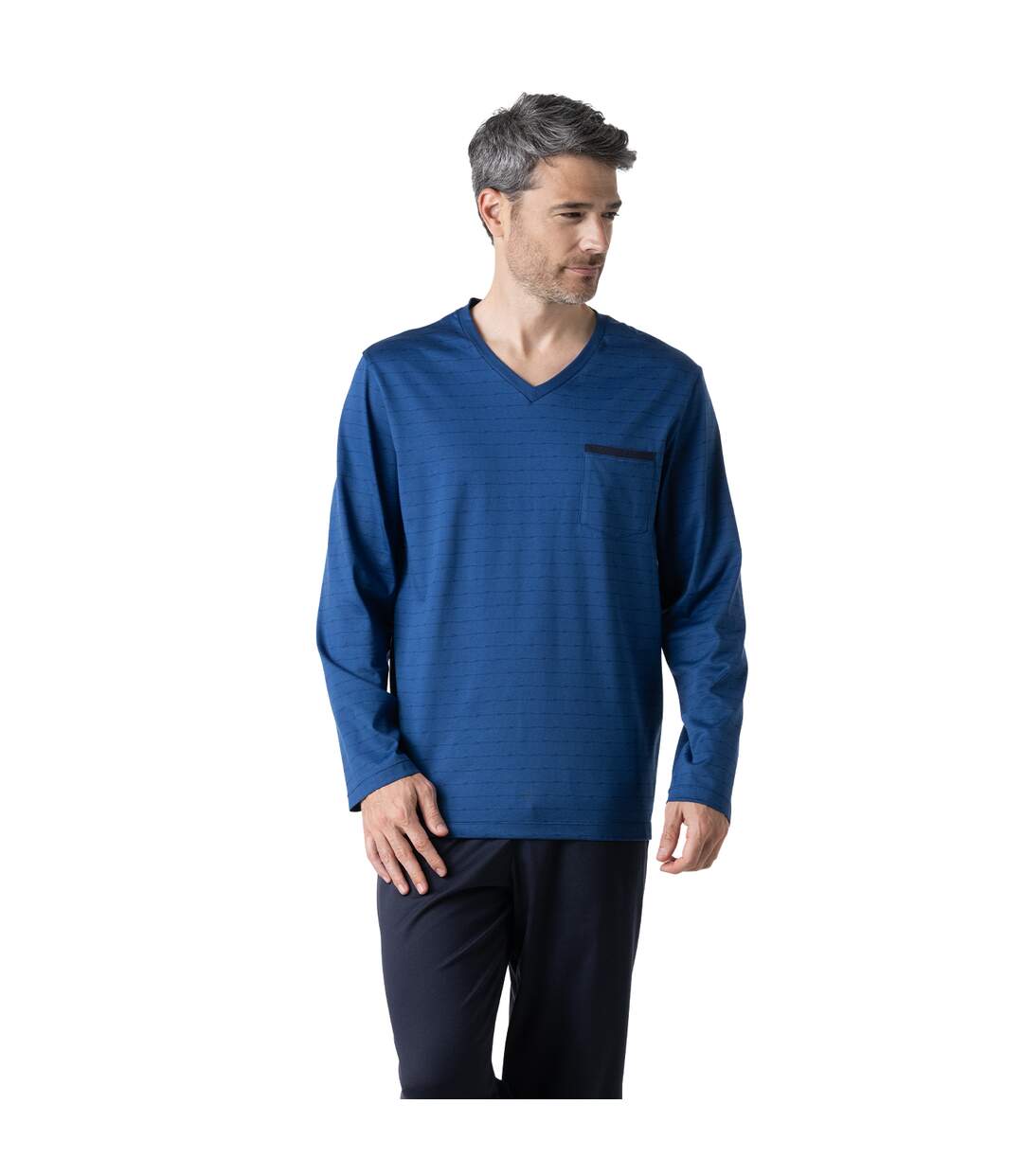 Pyjama long homme Mercerisé Eminence-1
