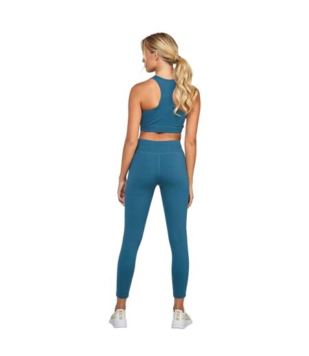 Haut court essentials femme bleu sarcelle SikSilk