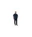 Mens D555 Lucas Stretch Kingsize Short-sleeved Shirt Navy Duke-1