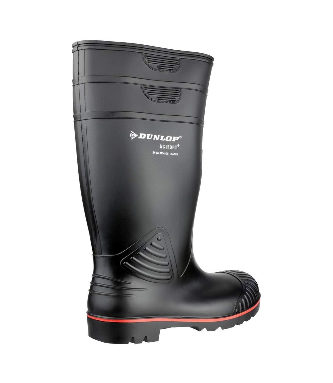 Acifort unisex heavy duty full safety wellington boots a442031 black Dunlop-3