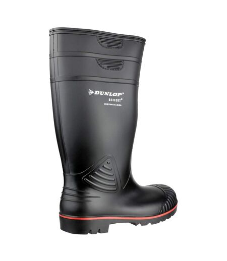 Acifort unisex heavy duty full safety wellington boots a442031 black Dunlop