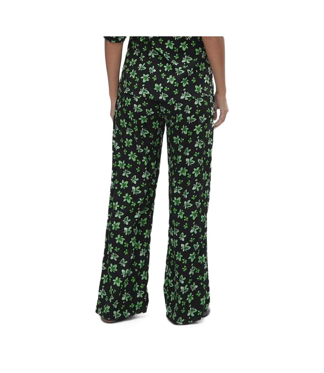 Pantalon de Grossesse Noir/Vert Femme Mamalicious Ellinor - L