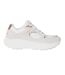 Womens/ladies Ezra Leather Everyday Trainers Beige Animal-2