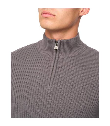 Pull havaline homme gris anthracite Crosshatch Crosshatch