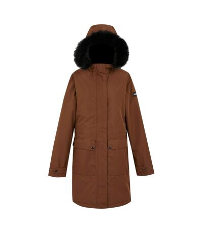 Parka sabinka femme marron foncé Regatta