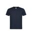 T-shirt Classique Homme Bleu Nuit Stedman-2