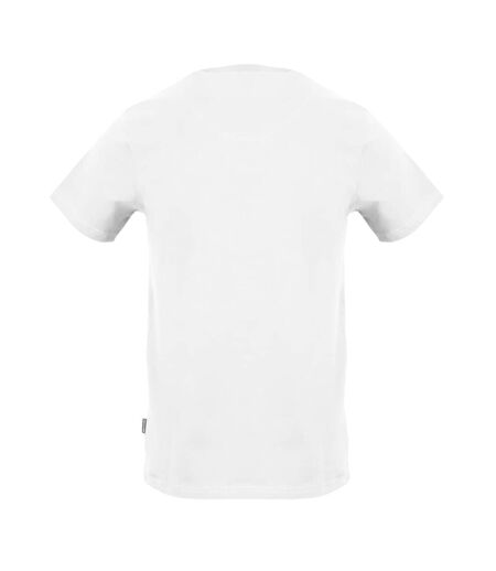 Mens Logo Crew Neck Regular T-shirt White Aquascutum