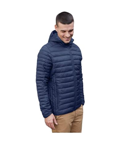 Kariban Mens Lightweight Hooded Down Jacket (Navy) - UTPC2666