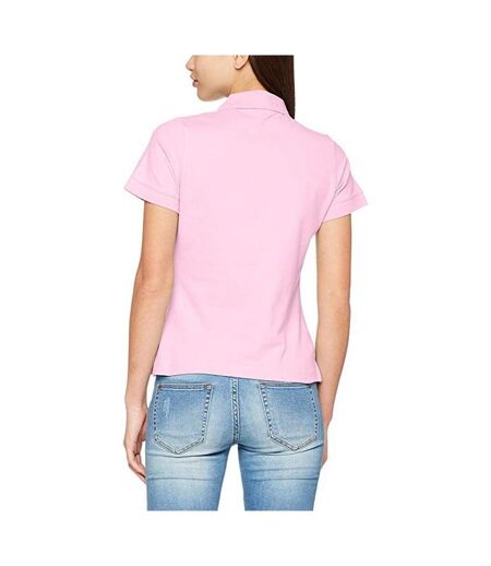Fruit Of The Loom Ladies Lady-Fit Premium Short Sleeve Polo Shirt (Light Pink) - UTBC1377