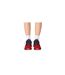 Mens Mesh Running Trainers Black Red Donnay-1