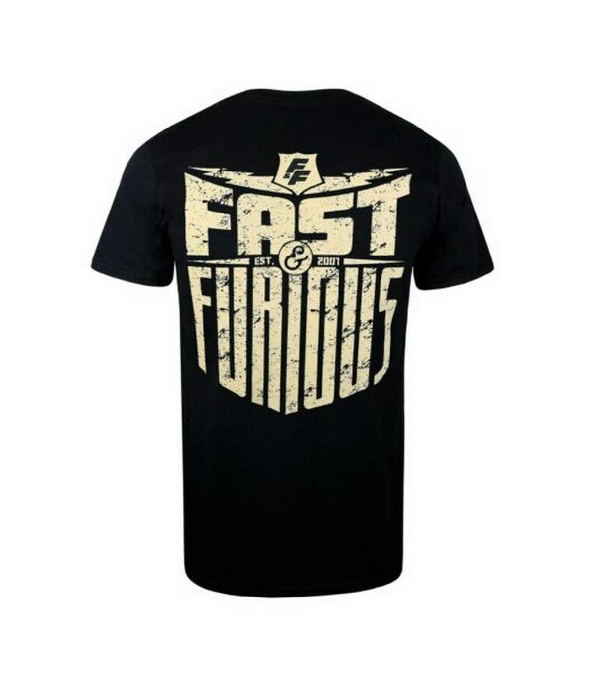 Fast & Furious T-shirt bouclier pour hommes (Noir) - UTTV435