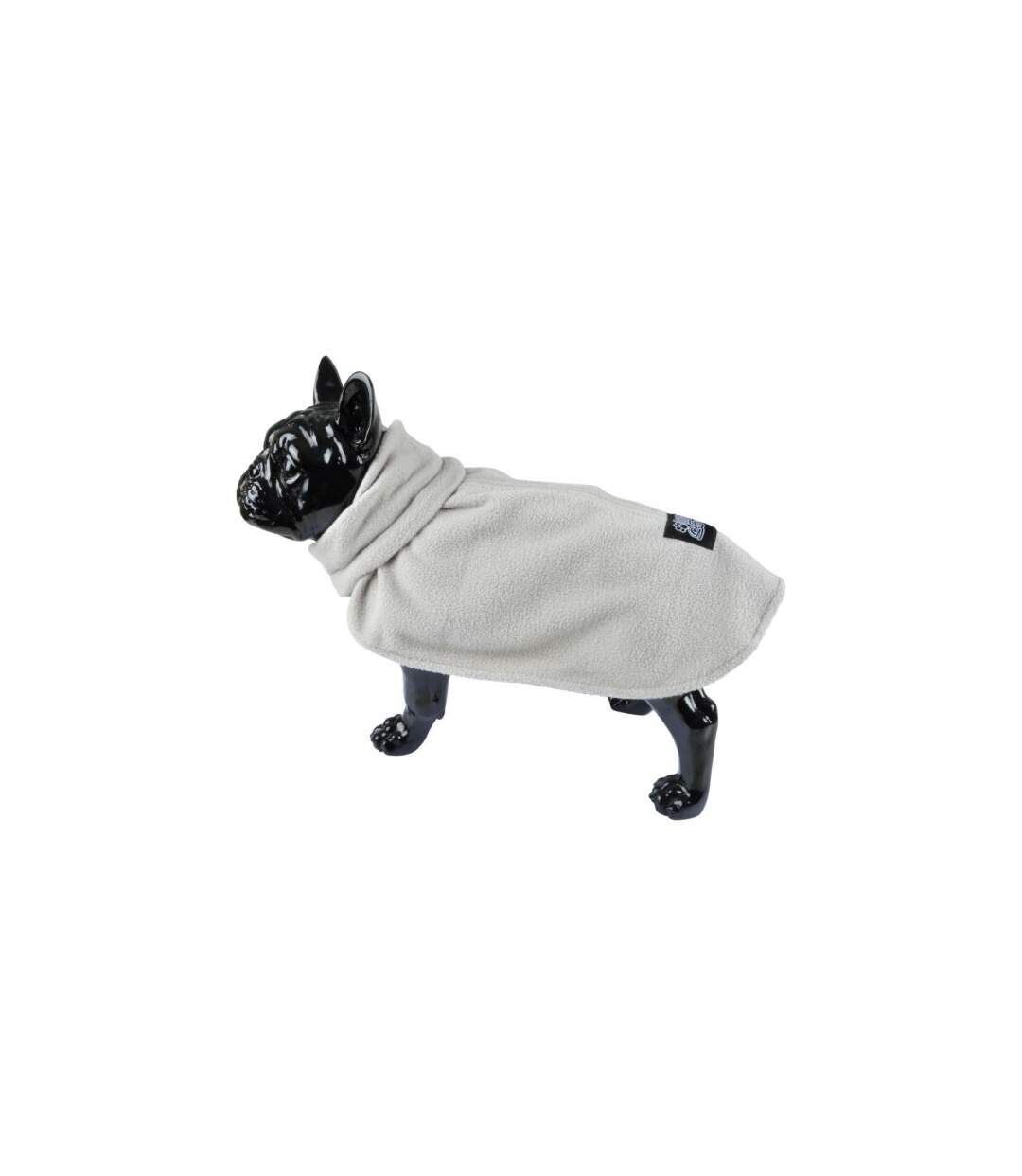 Veste Polaire Chien Frileux 40cm Gris Clair-2
