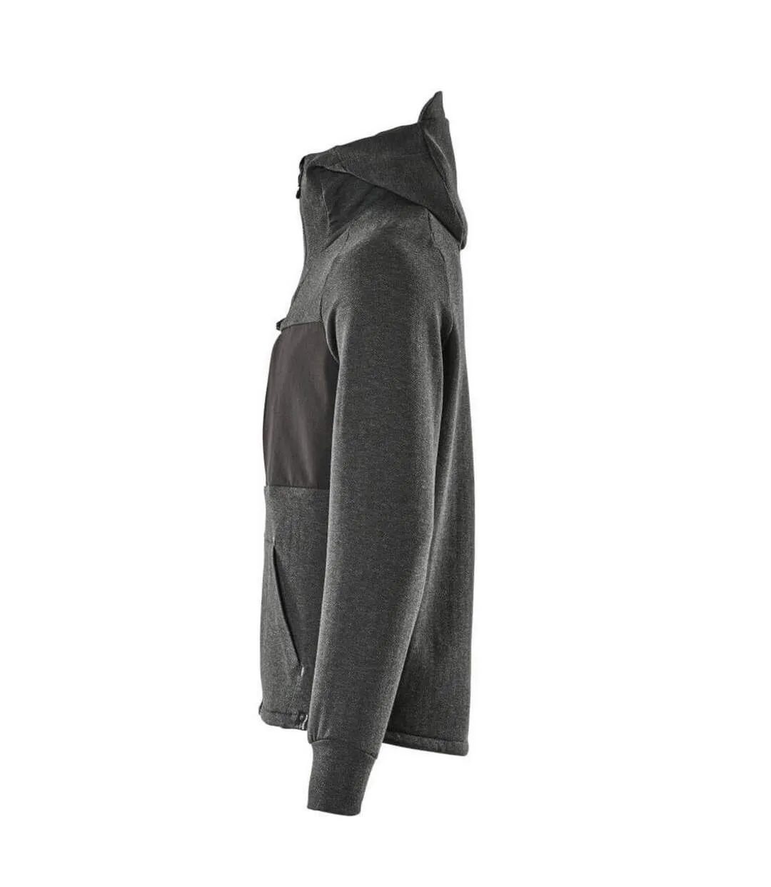 Mens Advanced Full Zip Hoodie Black Mascot-4