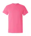 T-shirt À Manches Courtes Homme Rose Sécurité Gildan-1