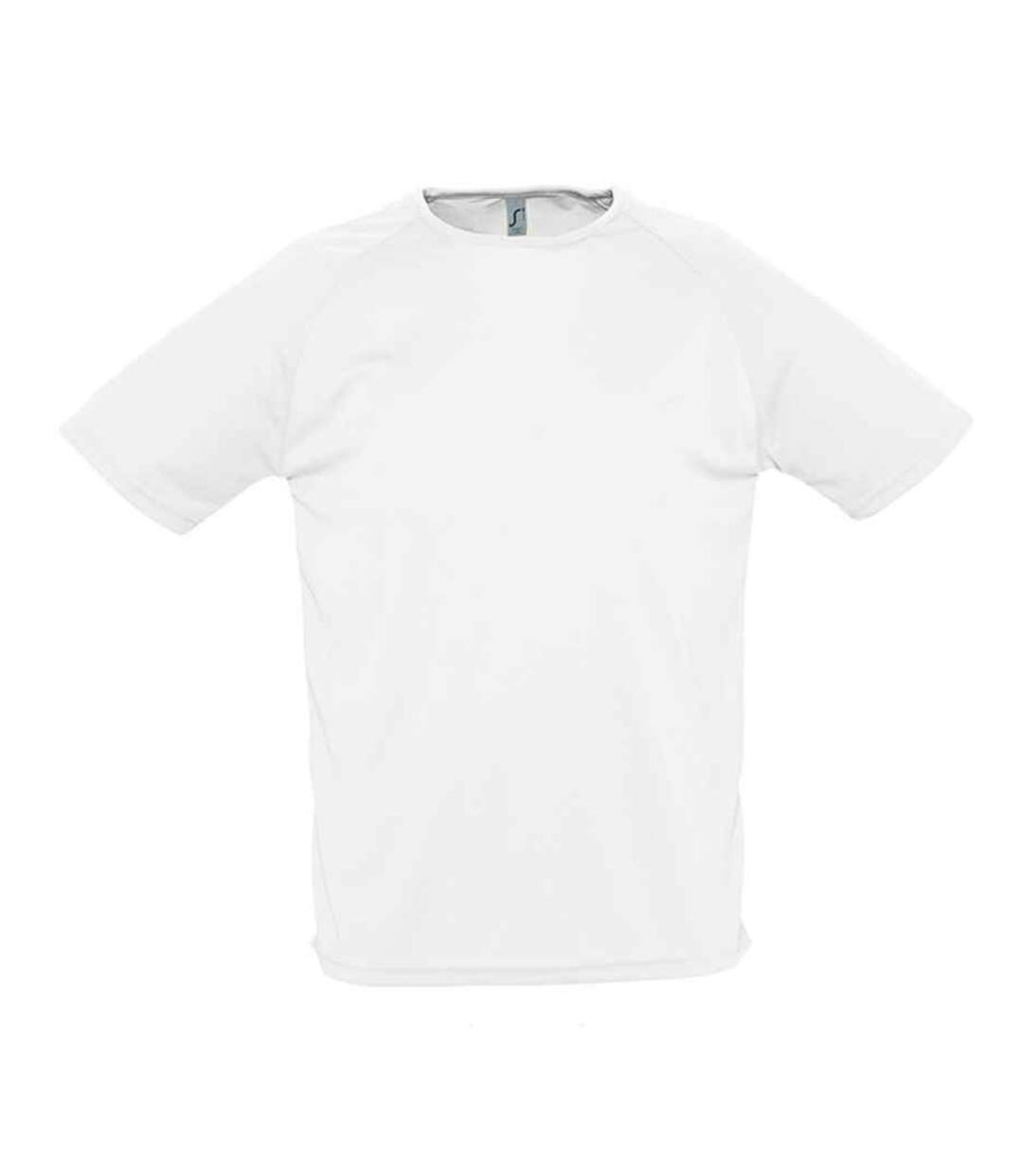 T-shirt Sporty Homme Blanc SOLS-1