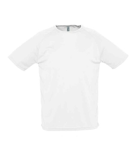 T-shirt Sporty Homme Blanc SOLS