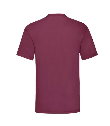 T-shirt Valueweight Homme Bordeaux Fruit Of The Loom
