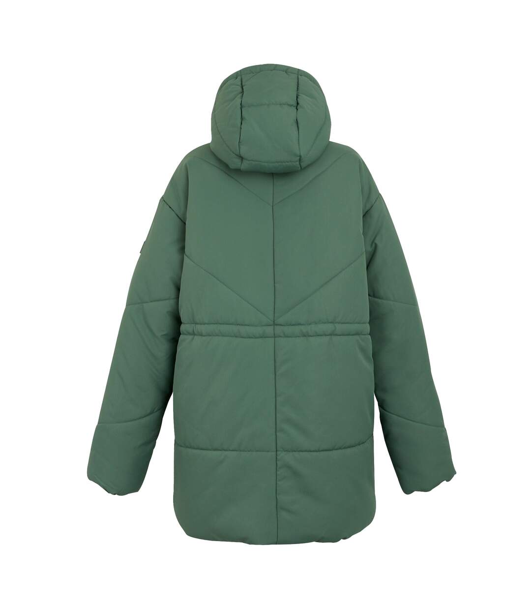 Womens/ladies Rurie Baffled Padded Jacket Dark Forest Green Regatta-3