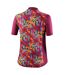 Womens/ladies Half Zip Loose Fit Jersey Purple Bicycle Line-2